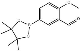 3-醛基-4-甲氧基苯硼酸频呢醇酯 结构式