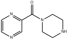 哌嗪-1-基(吡嗪-2-基)甲酮 结构式