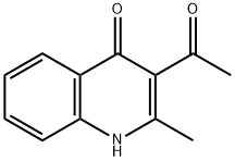 3-乙酰基-2-甲基喹啉-4(1H)-酮 结构式