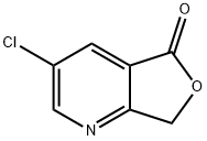 3-氯-7H-呋喃[3,4-B]吡啶-5-酮 结构式