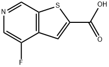 4-氟噻吩并[2,3-C]吡啶-2-羧酸 结构式