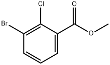3-溴-2-氯苯甲酸甲酯 结构式