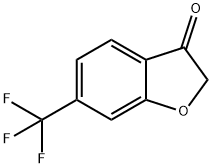 6-三氟甲基苯并呋喃-3(2H)-酮 结构式