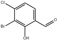 3-bromo-4-chloro-2-hydroxybenzaldehyde 结构式