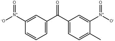 (4-Methyl-3-nitrophenyl)(3-nitrophenyl)methanone 结构式