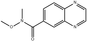 喹喔啉-6-甲酸甲氧基-甲基-酰胺 结构式