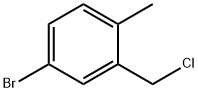 4-bromo-2-(chloromethyl)-1-methylbenzene 结构式