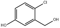 4-chloro-3-(hydroxymethyl)phenol 结构式