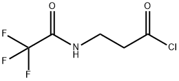 3-(2,2,2-trifluoroacetamido)propanoyl chloride 结构式