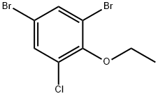 1,5-二溴-3-氯-2-乙氧基苯 结构式