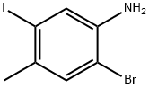 2-溴-5-碘-4-甲基苯胺 结构式