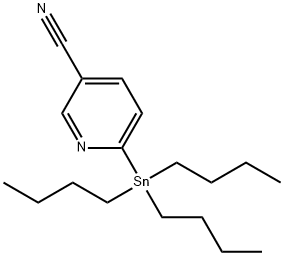5-氰基-2-(三丁基锡)吡啶 结构式
