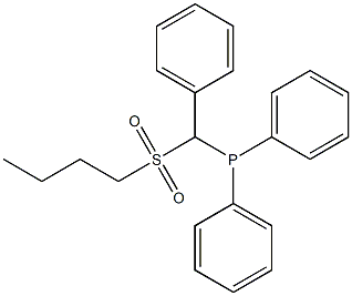 ((Butylsulfinyl)(phenyl)methyl)diphenylphosphine oxide 结构式