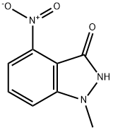 4-nitro-1-methyl-1,2-dihydro-indazol-3-one 结构式