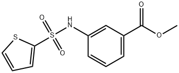 methyl 3-(thiophene-2-sulfonamido)benzoate 结构式