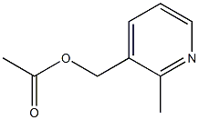 (2-Methylpyridin-3-yl)methyl acetate 结构式