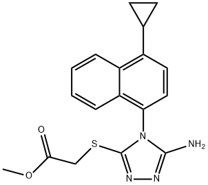 LESINURAD中间体 结构式