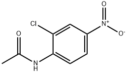 N-(2-氯-4-硝基苯基)乙酰胺 结构式