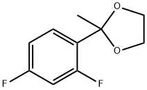 2-(2,4-difluorophenyl)-2-methyl-1,3-dioxolane 结构式