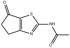 N-(6-oxo-5,6-dihydro-4H-cyclopenta[d]thiazol-2-yl)acetamide 结构式