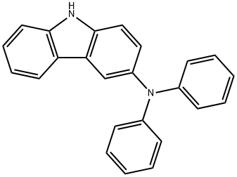 N,N-二苯基-9H-咔唑-3-胺 结构式