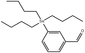 3-(三丁基锡)苯甲醛 结构式