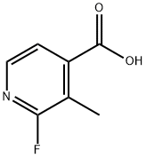 2-FLUORO-3-METHYLISONICOTINIC ACID 结构式