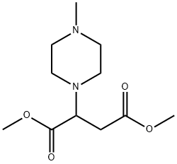 dimethyl 2-(4-methyl-1-piperazinyl)succinate 结构式