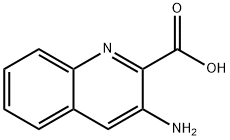 3-Aminoquinoline-2-carboxylic acid 结构式