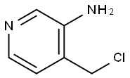 4-(氯甲基)吡啶-3-胺 结构式