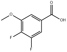 3,4-二氟-5-甲氧基苯甲酸 结构式