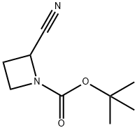 1-BOC-2-氰基氮杂环丁烷 结构式