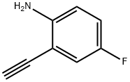 2-乙炔基-4-氟苯胺 结构式