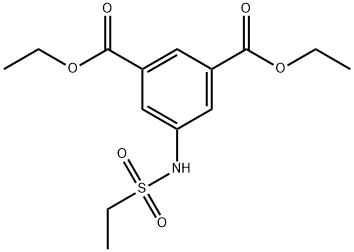 diethyl 5-(ethylsulfonamido)isophthalate 结构式