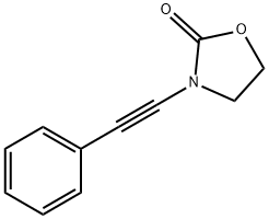 3-(苯基乙炔基)恶唑烷-2-酮 结构式