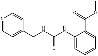methyl 2-(3-(pyridin-4-ylmethyl)ureido)benzoate 结构式
