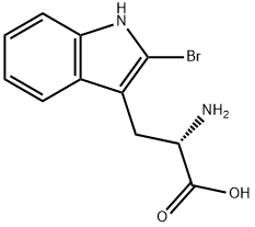 L-2-溴色氨酸 结构式