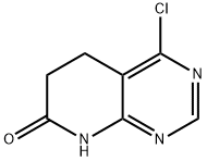 4-氯-5,8-二氢吡啶并[2,3-D]嘧啶-7(6H)-酮 结构式