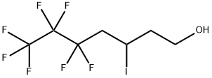 5,5,6,6,7,7,7-七氟-3-碘庚烷-1-醇 结构式