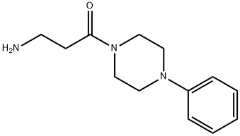 3-amino-1-(4-phenylpiperazin-1-yl)propan-1-one dihydrochloride 结构式