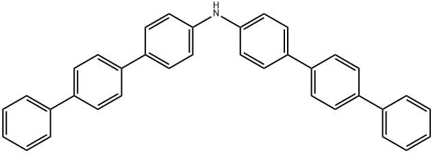 N-[1,1'4',1''-三联苯]-4-基-[1,1'4',1''-联苯]-4-胺 结构式