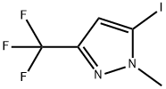 5-iodo-1-methyl-3-(trifluoromethyl)-1H-pyrazole 结构式