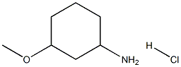 3-甲氧基环己胺盐酸盐 结构式