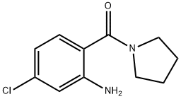 5-氯-2-(吡咯烷-1-羰基)苯胺 结构式