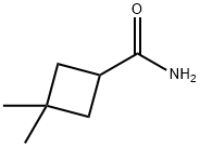 3,3-dimethylcyclobutanecarboxamide 结构式