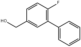 (2-氟联苯-5-基)甲醇 结构式