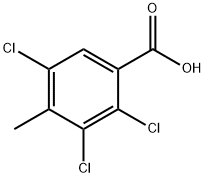 2,3,5-三氯-4-甲基苯甲酸甲酯 结构式