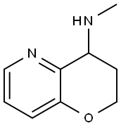 3,4-dihydro-N-methyl-2H-Pyrano[3,2-b]pyridin-4-amine 结构式