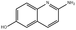 2-AMINO-6-HYDROXYQUINOLINE 结构式