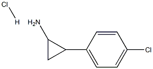 2-(4-氯苯基)-环丙胺盐酸盐 结构式